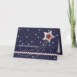 Stars och stripeskort kort