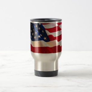 Stars och stripesold gloryamerikanska flaggan resemugg