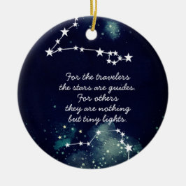 Stars och The Little Prince skräddarsydd namn Julgransprydnad Keramik