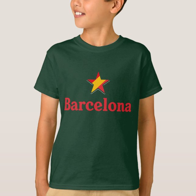 Stars of Spain – Barcelona T Shirt (Framsida)