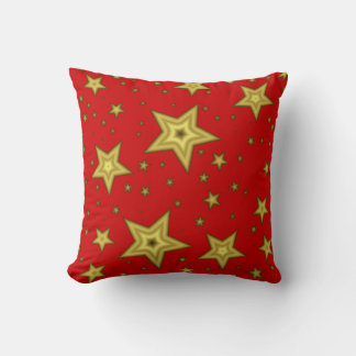 Stars on Red background Pillow Kudde