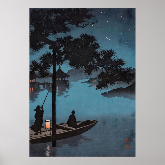 Stars över Biwa Sjö Poster (Framsidan)