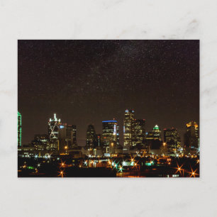 Stars Over Dallas, Texas Vykort