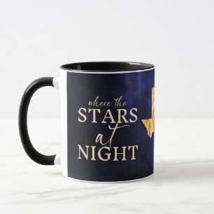 Stars på Natten är Big och Bright Texas Ro Mugg