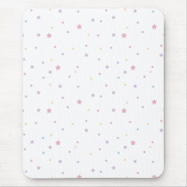 Stars Pastel Färg Mouse Pad Musmatta