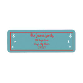 Stars Personlig Helgdag Returadressetikett Returadress Etikett