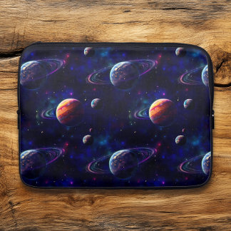 Stars, planeter, Galaxy, Rymden Thmet Laptop Fodral