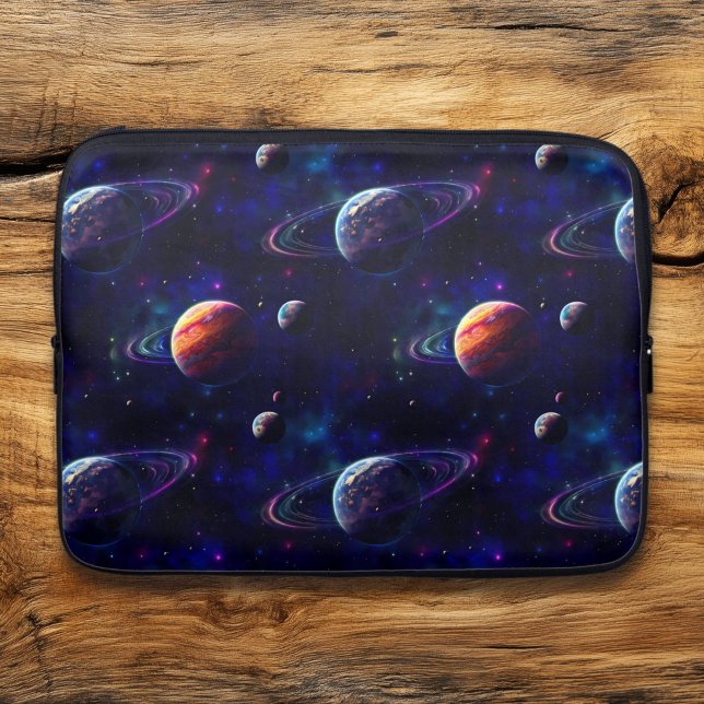 Stars, planeter, Galaxy, Rymden Thmet Laptop Fodral (Skapare uppladdad)