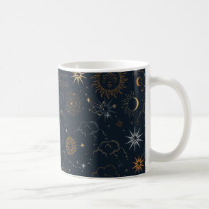 Stars & Planets Mönster Kaffemugg