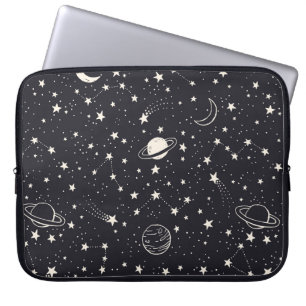 Stars & Planets Mönster Laptop Fodral