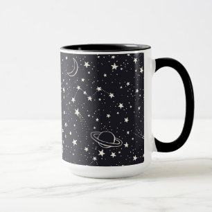 Stars & Planets Mönster Mugg