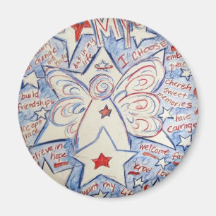 Stars & Rand Angel Magnet