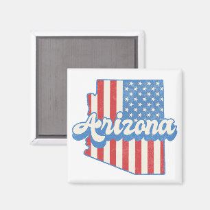 Stars & Rand Arizona Silhouette Magnet