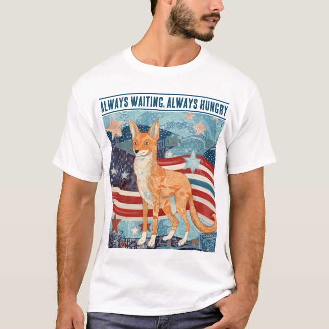 Stars & Rand Coyote T-shirt (Framsida)
