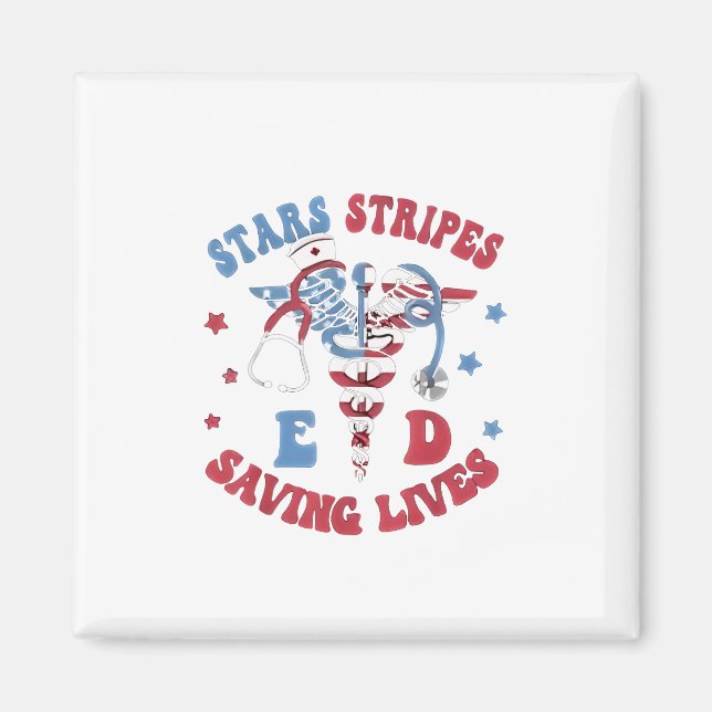 Stars Rand E D Sparar liv Magnet (Framsidan)