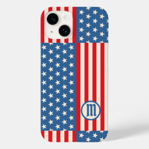 Stars & Rand Flagga Patriotic iPhone 14 Fodral