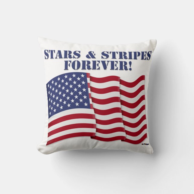 STARS & RAND FÖR VIDARE! KUDDE (Framsida)