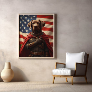 Stars, Rand och Tassar Salute Poster