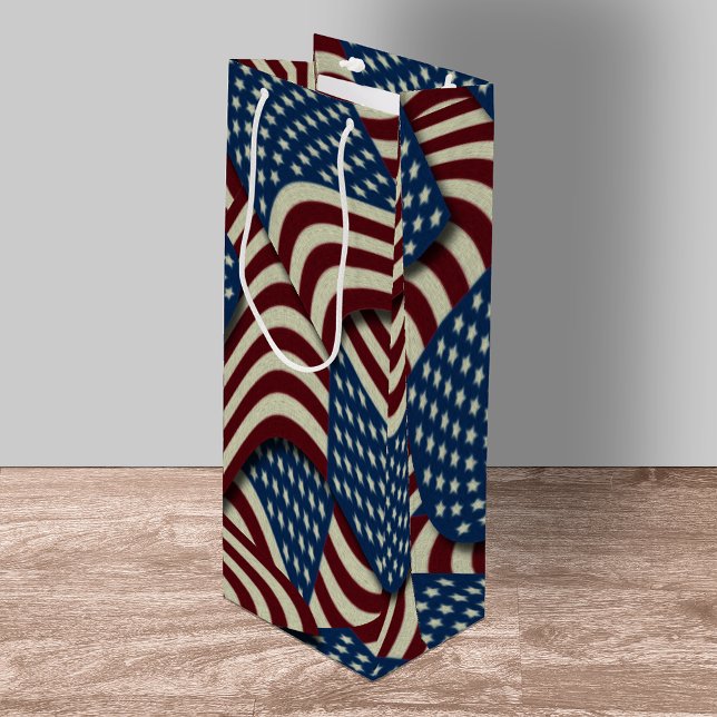 Stars & Rand Red Blue USA American Flaggor (Skapare uppladdad)