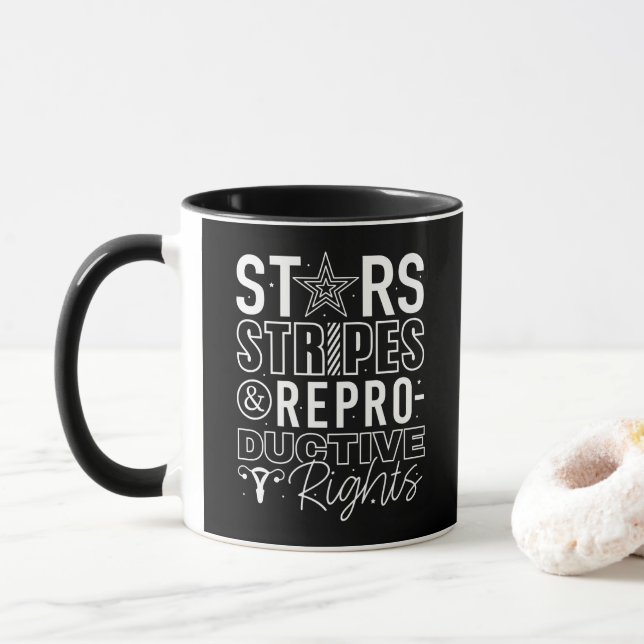 Stars Rand Reproductive Högers 4 juli Mugg (Med munk)