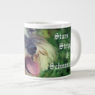 Stars Rand & Schnauzers Patriotic Jumbo Mugg