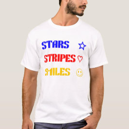 Stars Rand Smiles T Shirt