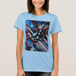 Stars & Rand Soar American Eagle T Shirt