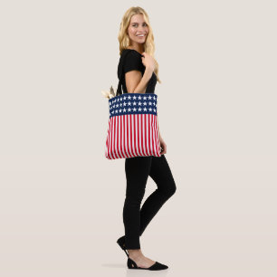 Stars & Rand Tote Bag Tygkasse