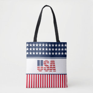 Stars & Rand Tote Bag Tygkasse