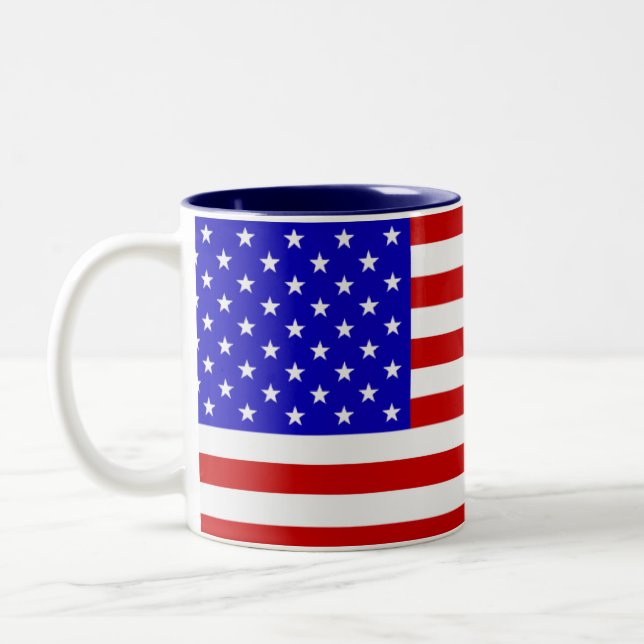 Stars & Rand Två-Tonad Mugg (Vänster)