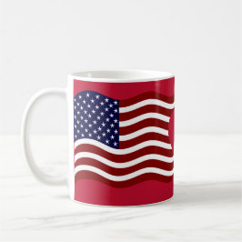 Stars & Rand USA flagga Mugg - Drinkware för kombi