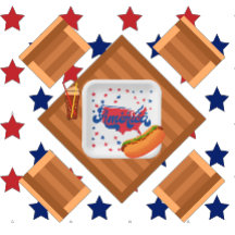 Stars Red White och Blue America