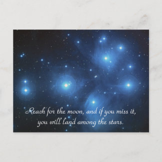 Stars rymd himmel nattinspirerande dröm lever vykort