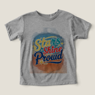 Stars Shine Proud T-Shirt - Radiant Patriotic Spir