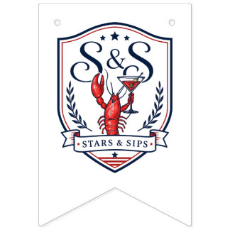 Stars & Sips Fjärde juli Amerika 250 Vimplar