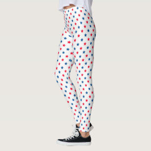 Stars Skriv ut kvinnans ben Leggings