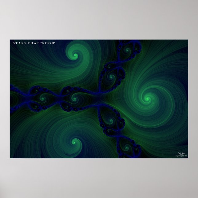 Stars som "Gogh" Poster (Framsidan)