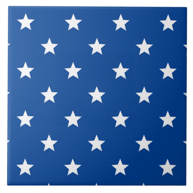 Stars Spanglade banderoller Kakelplatta (Framsidan)