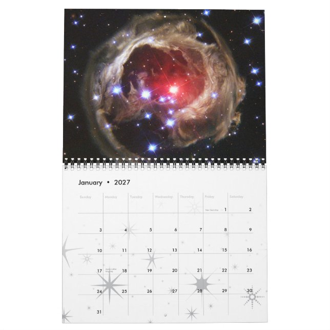 Stars Star Clusters 2015 Space Kalender (Jan 2027)