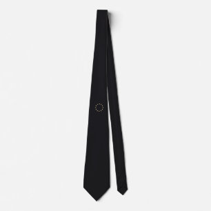 Stars - Sterne - Europa - Europa - svart EU-flagga Slips