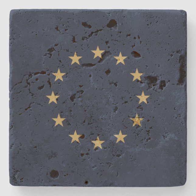 Stars – Sterne – Europe – Europa – EU-flag Stenunderlägg (Framsidan)