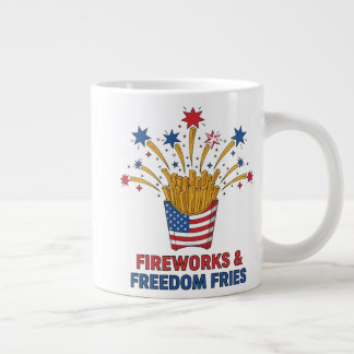 Stars, Stripes & Crispy Nights Patriotiska Jumbo Mugg