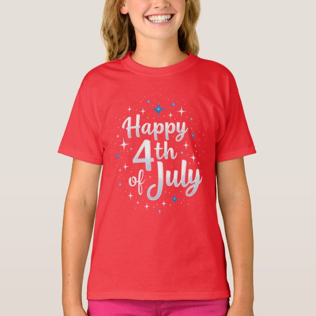 Stars & Stripes Spirit: Iconic American Freedom Pr T Shirt (Framsida)