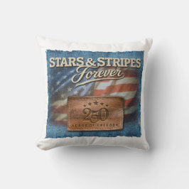 Stars & Stripes - Throw Pillow Kudde