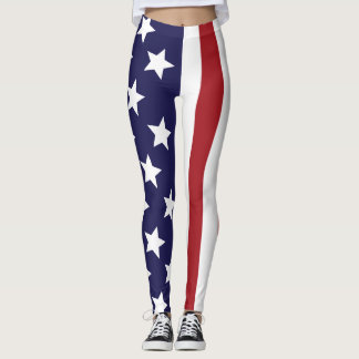 Stars Stripes USA Leggings