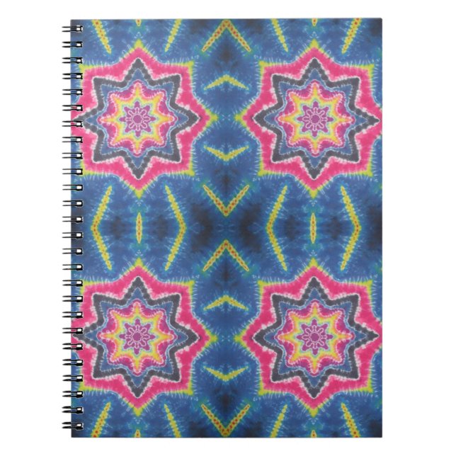 Stars Tie Dye Anteckningsbok (Framsidan)