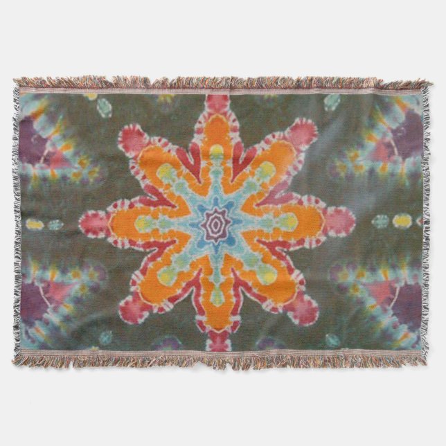 Stars Tie Dye Filt (Framsidan)