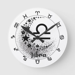 Stars Time! Hitta din magiska Zodiac-klocka! Rund Klocka