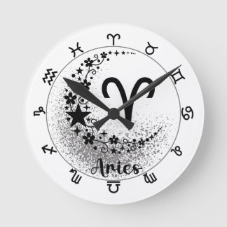 Stars Time! Hitta din magiska Zodiac-klocka! Rund Klocka