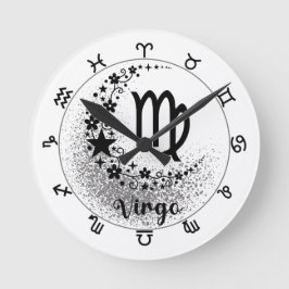 Stars Time! Hitta din magiska Zodiac-klocka! Rund Klocka